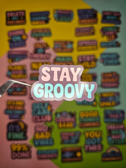 Retro stickers in an 80s/90s look – cosmic vibes for your everyday life! 