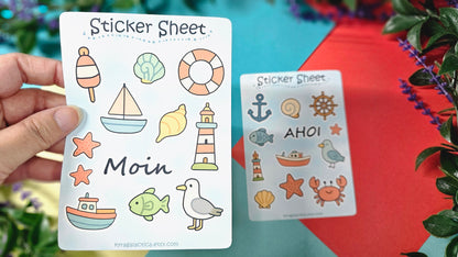 Maritime Sticker Set – 2 sheets