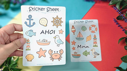 Maritime Sticker Set – 2 sheets