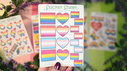 Pride Sticker Set – 2, 3 or 5 sheets