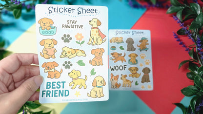 Dog Sticker Set - 2 Sheets