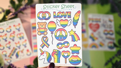 Pride Sticker Set – 2, 3 or 5 sheets