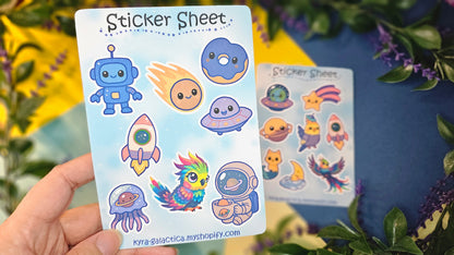 Space Sticker Set - 2 Sheets