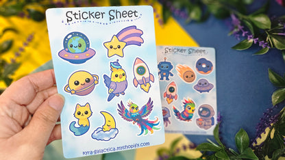 Space Sticker Set - 2 Sheets