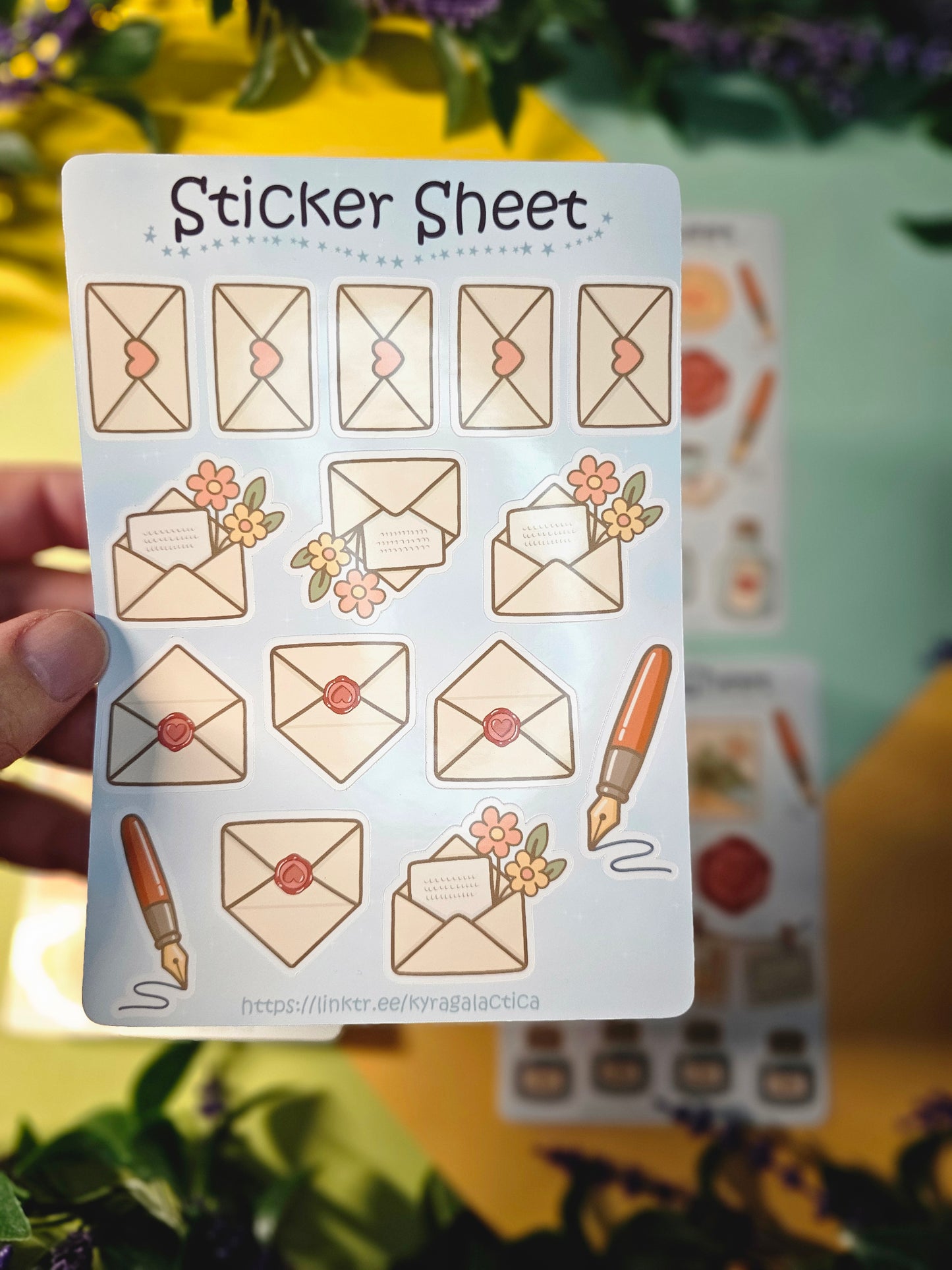 Postcrossing & Snail-Mail Sticker Set – 4 Sheets