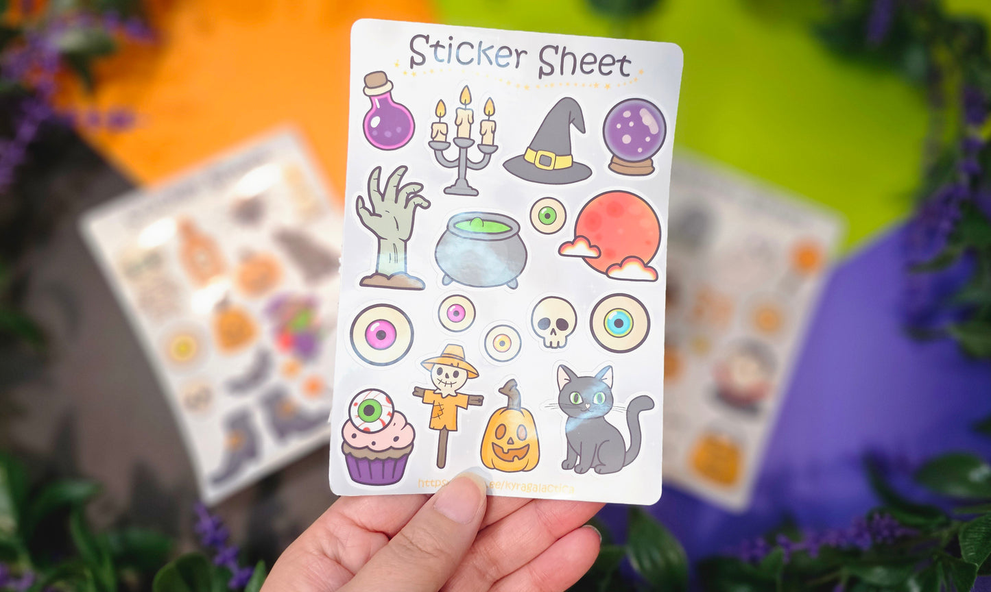 Halloween Sticker Set – 3 Sheets