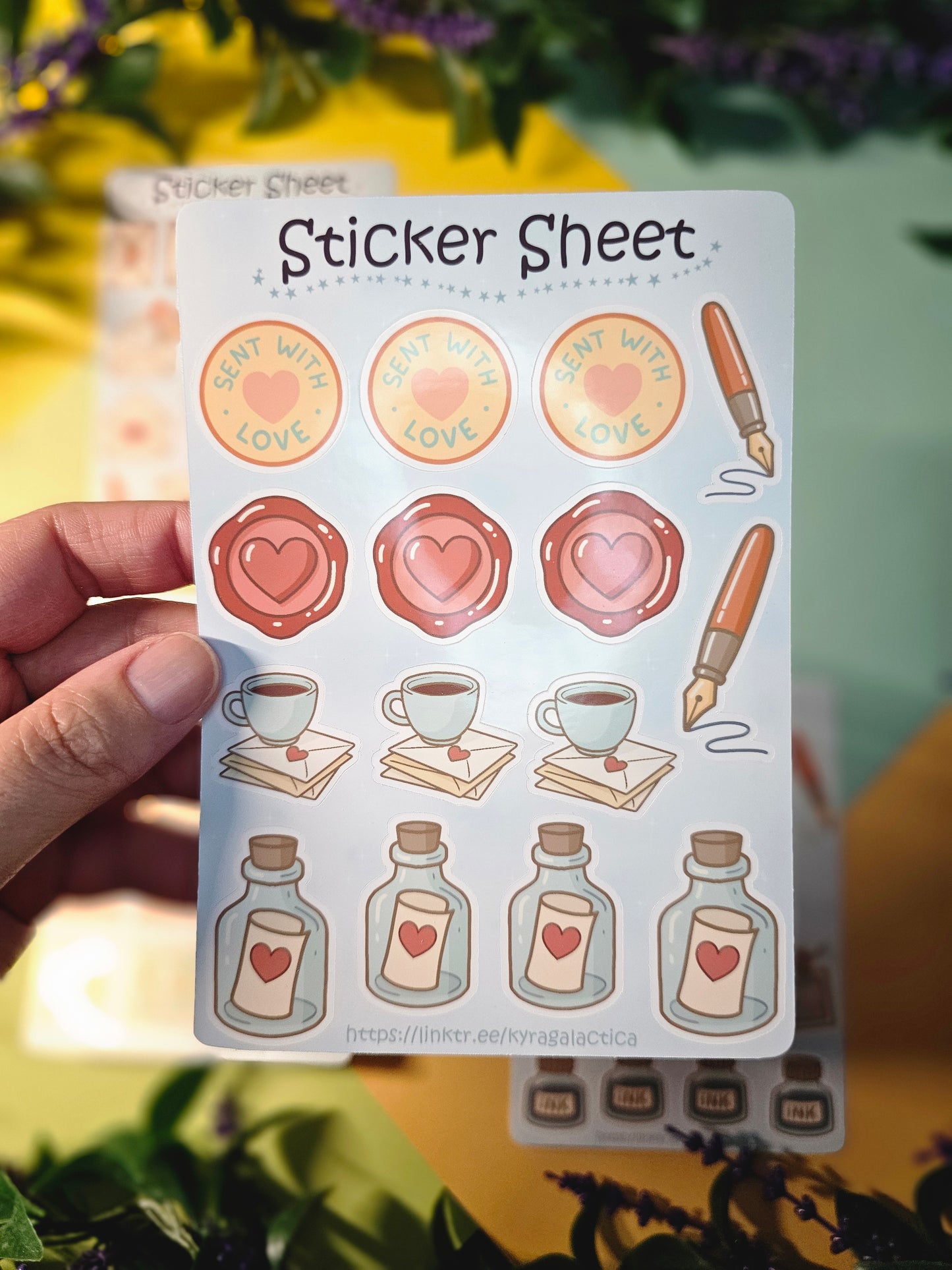 Postcrossing & Snail-Mail Sticker Set – 4 Sheets