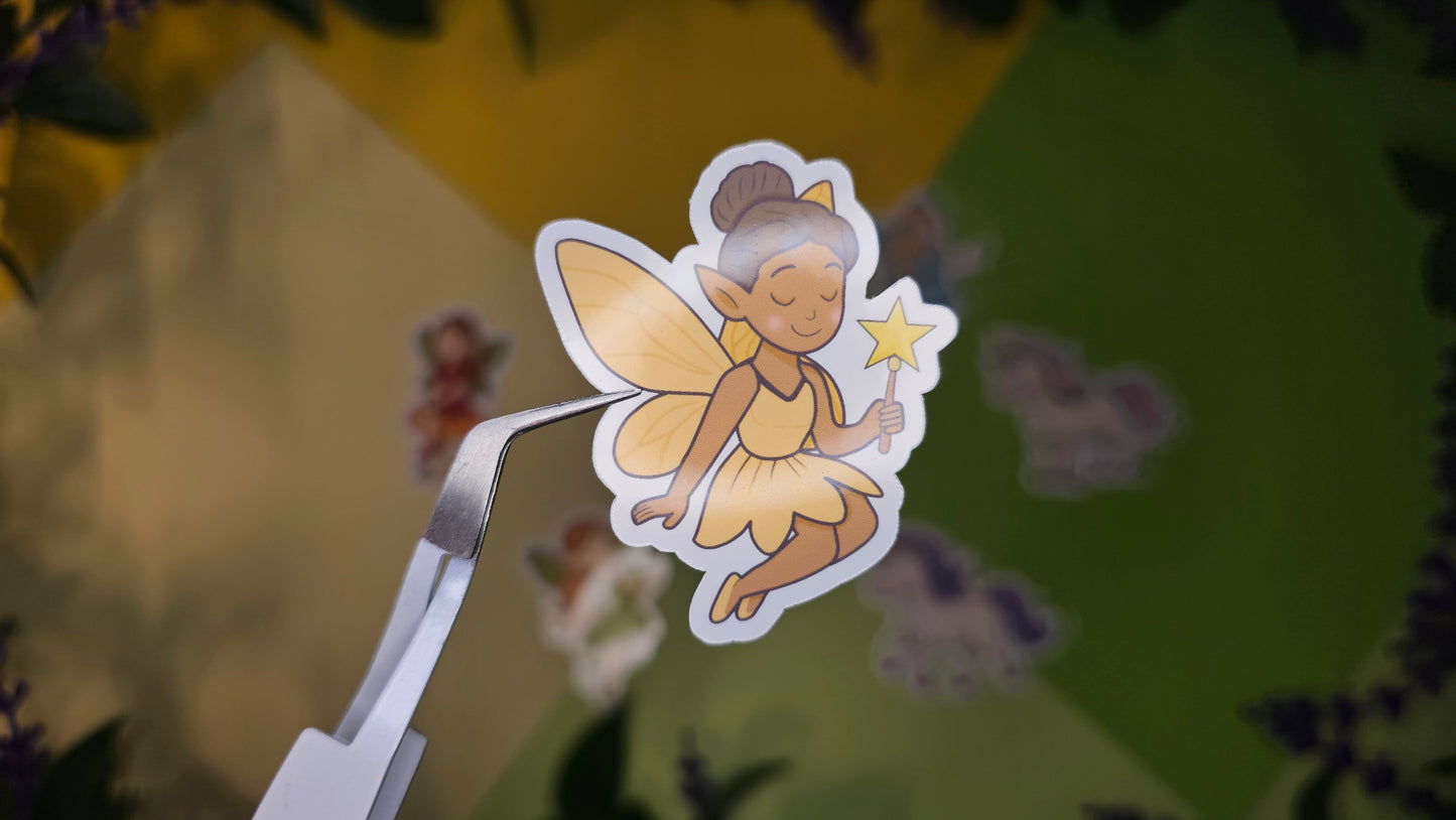 Single stickers - fairies and unicorns