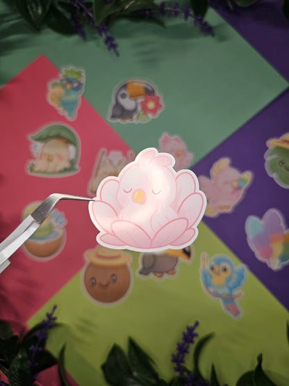 Single sticker - Tropical birds