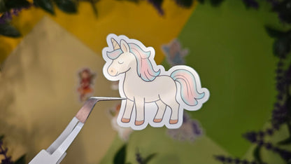 Single stickers - fairies and unicorns