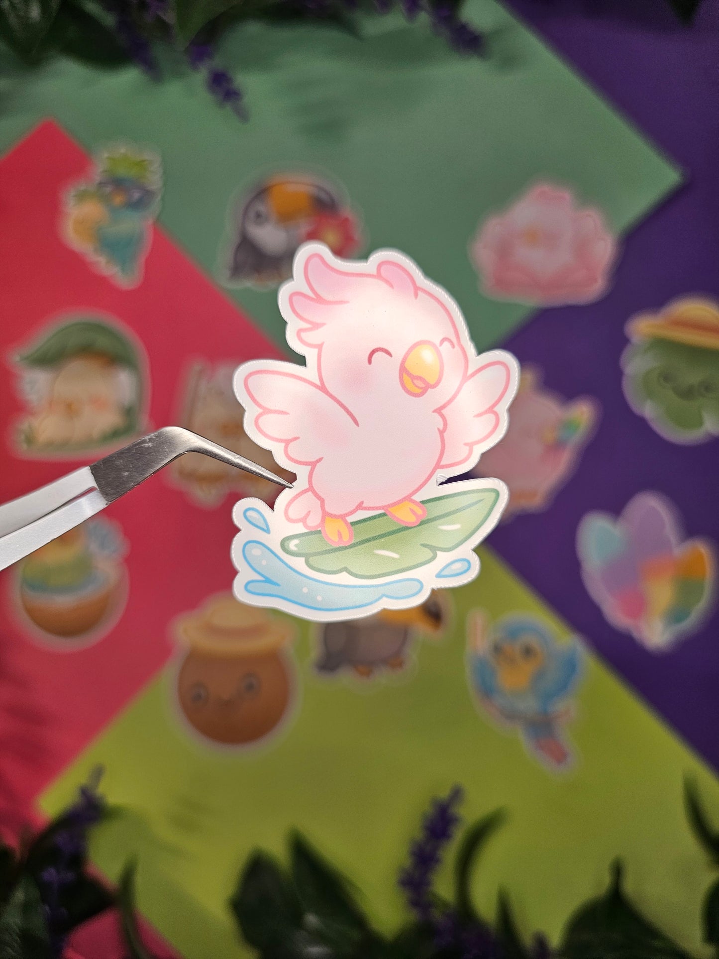 Single sticker - Tropical birds