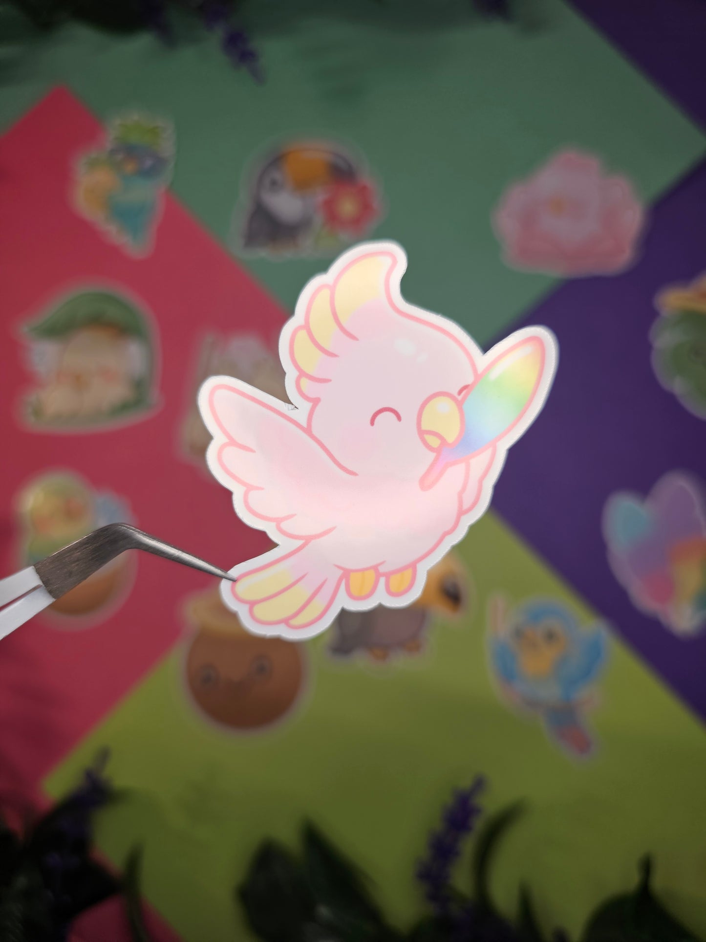 Single sticker - Tropical birds