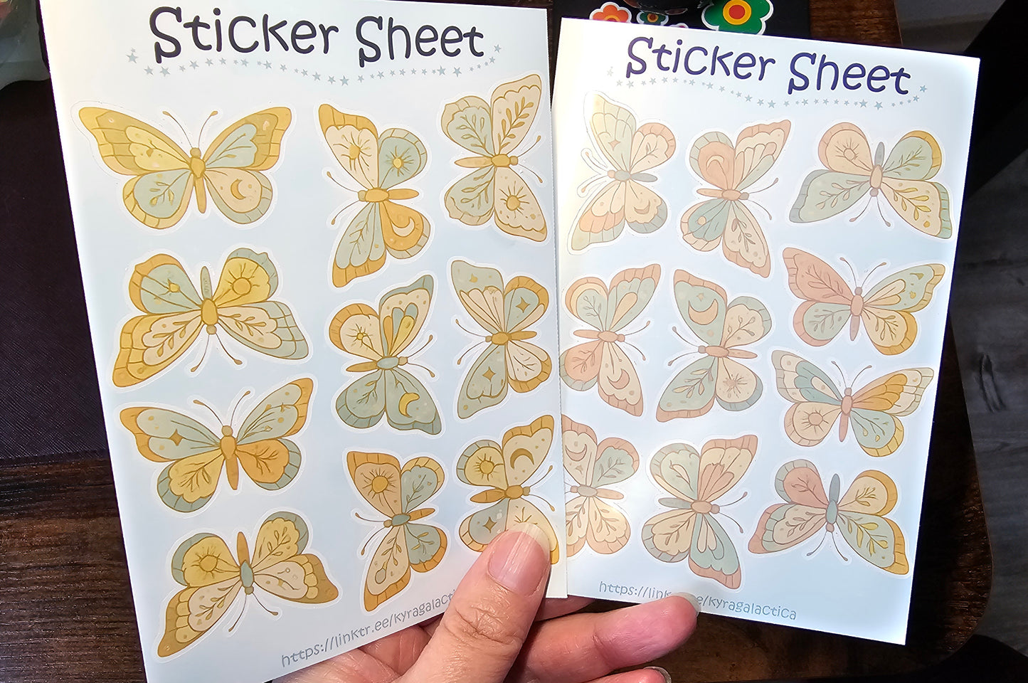 Butterflies Sticker Set – 2 Sheets