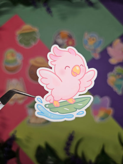 Single sticker - Tropical birds