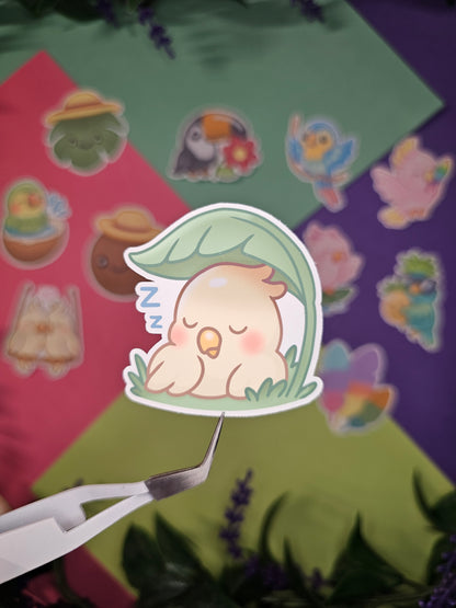 Single sticker - Tropical birds