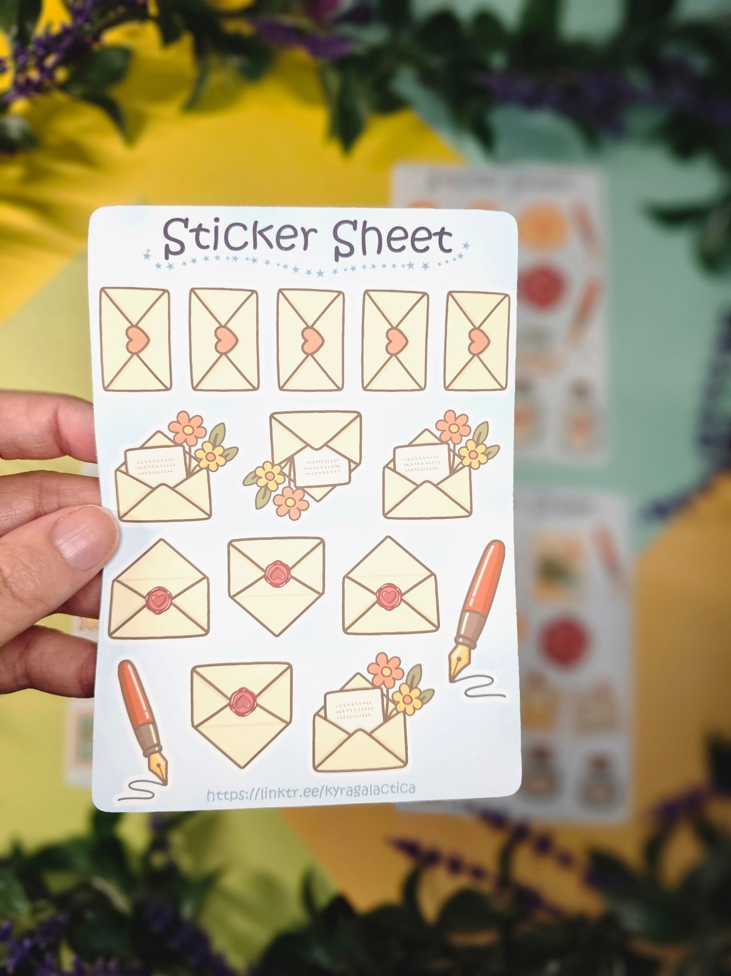 Postcrossing & Snail-Mail Sticker Set – 4 Sheets
