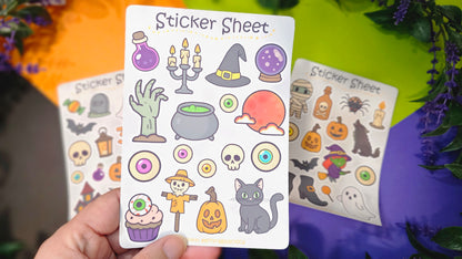 Halloween Sticker Set – 3 Sheets