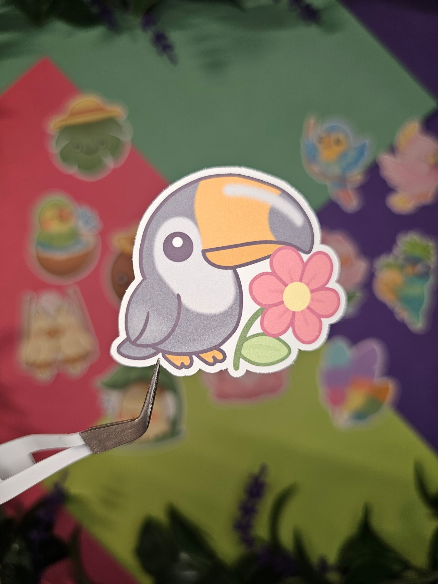 Single sticker - Tropical birds
