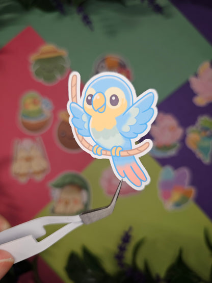 Single sticker - Tropical birds
