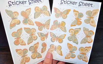 Butterflies Sticker Set – 2 Sheets