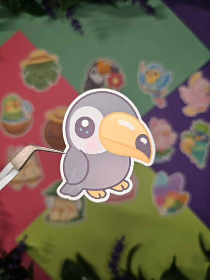 Single sticker - Tropical birds