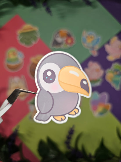 Single sticker - Tropical birds