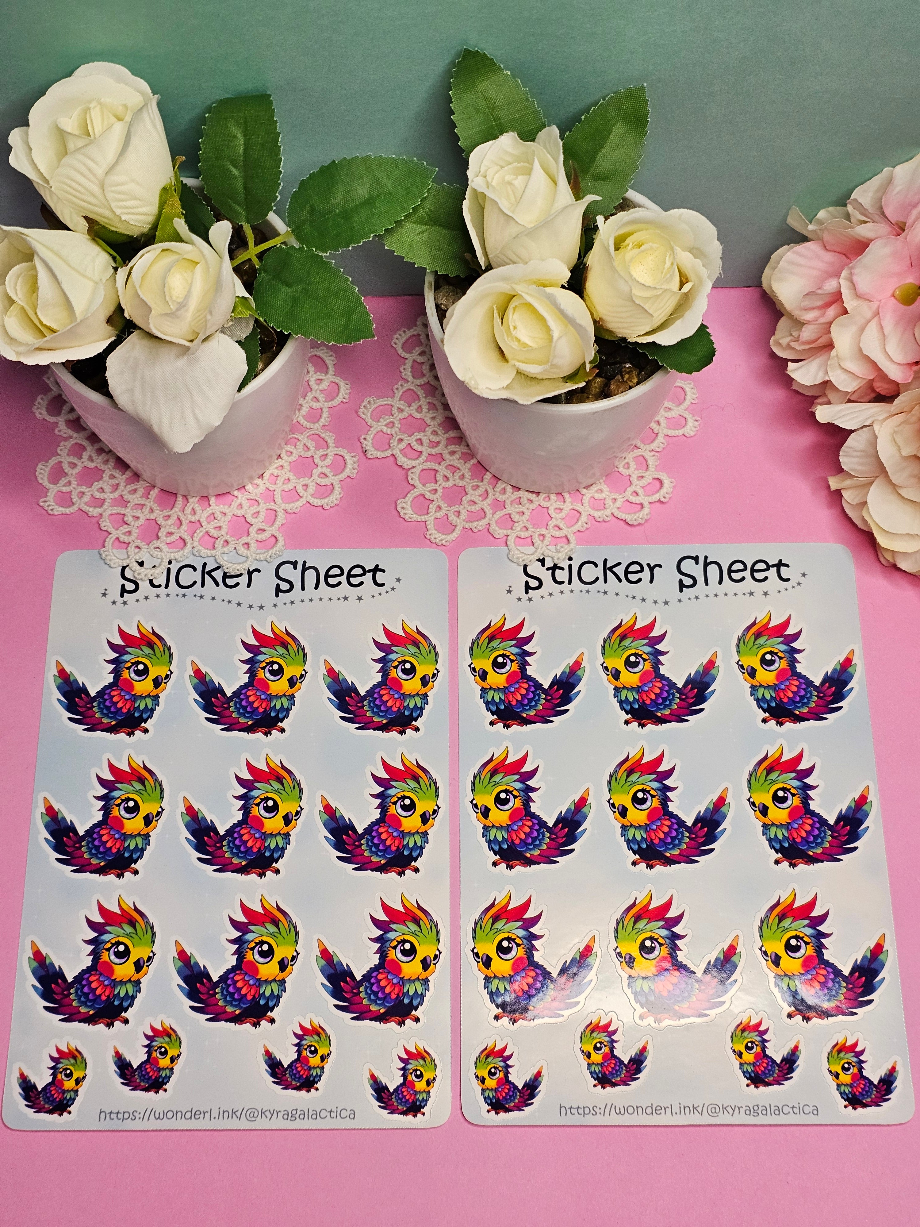 Kyra Galactica Sticker Set - 2 Sheets