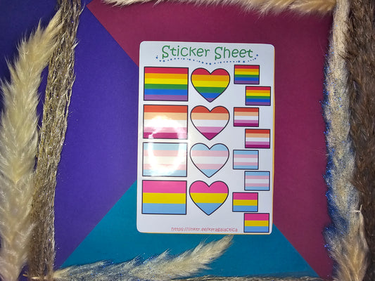 Pride Sticker Set – 1 to 5 sheets