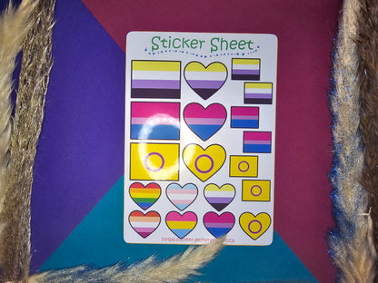 Pride Sticker Set – 1 to 5 sheets