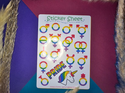 Pride Sticker Set – 1 to 5 sheets