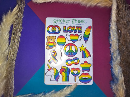 Pride Sticker Set – 1 to 5 sheets