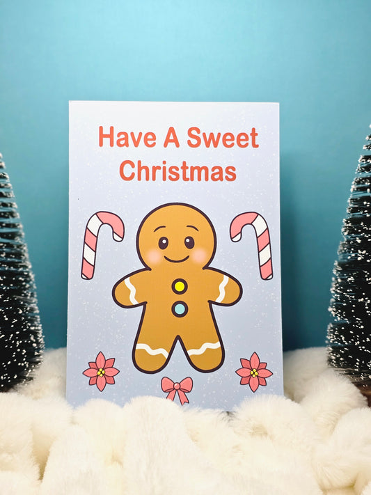 Weihnachtspostkarte – „Have A Sweet Christmas“