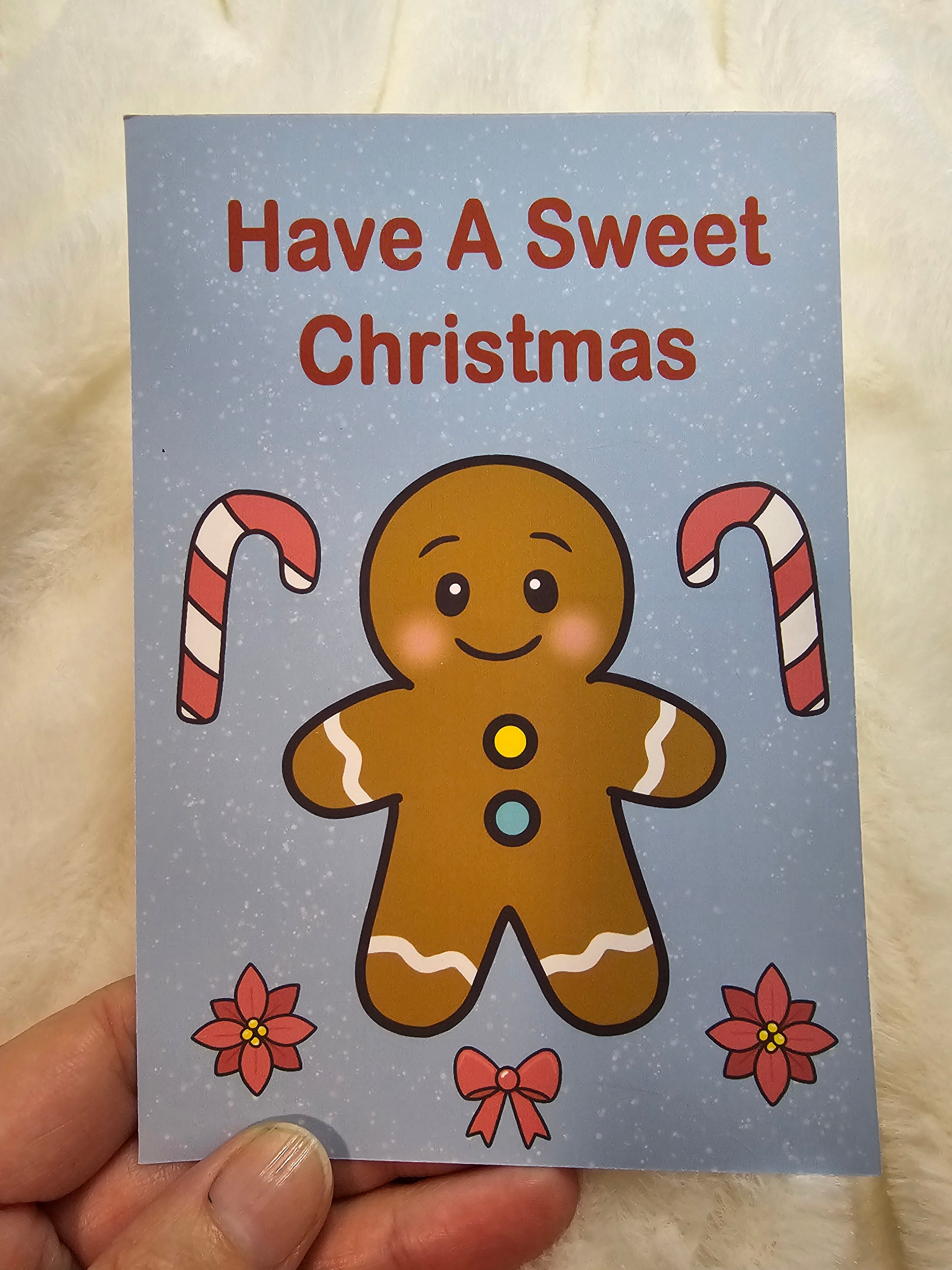 Weihnachtspostkarte – „Have A Sweet Christmas“