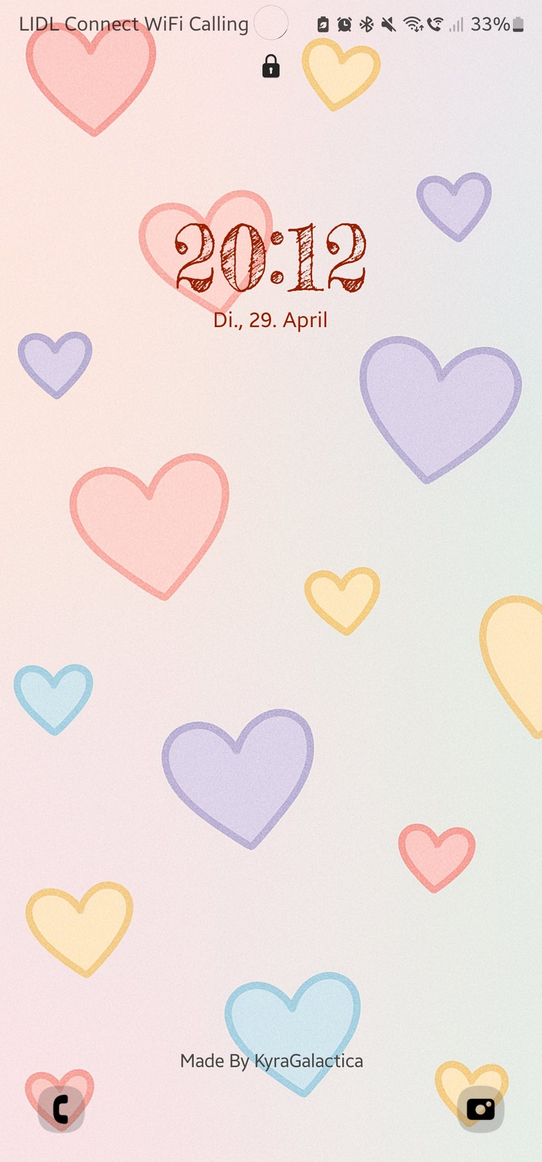 Smartphone Wallpaper – Hearth - Lovely - Pastel