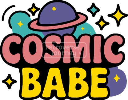 Retro stickers in an 80s/90s look – cosmic vibes for your everyday life! 