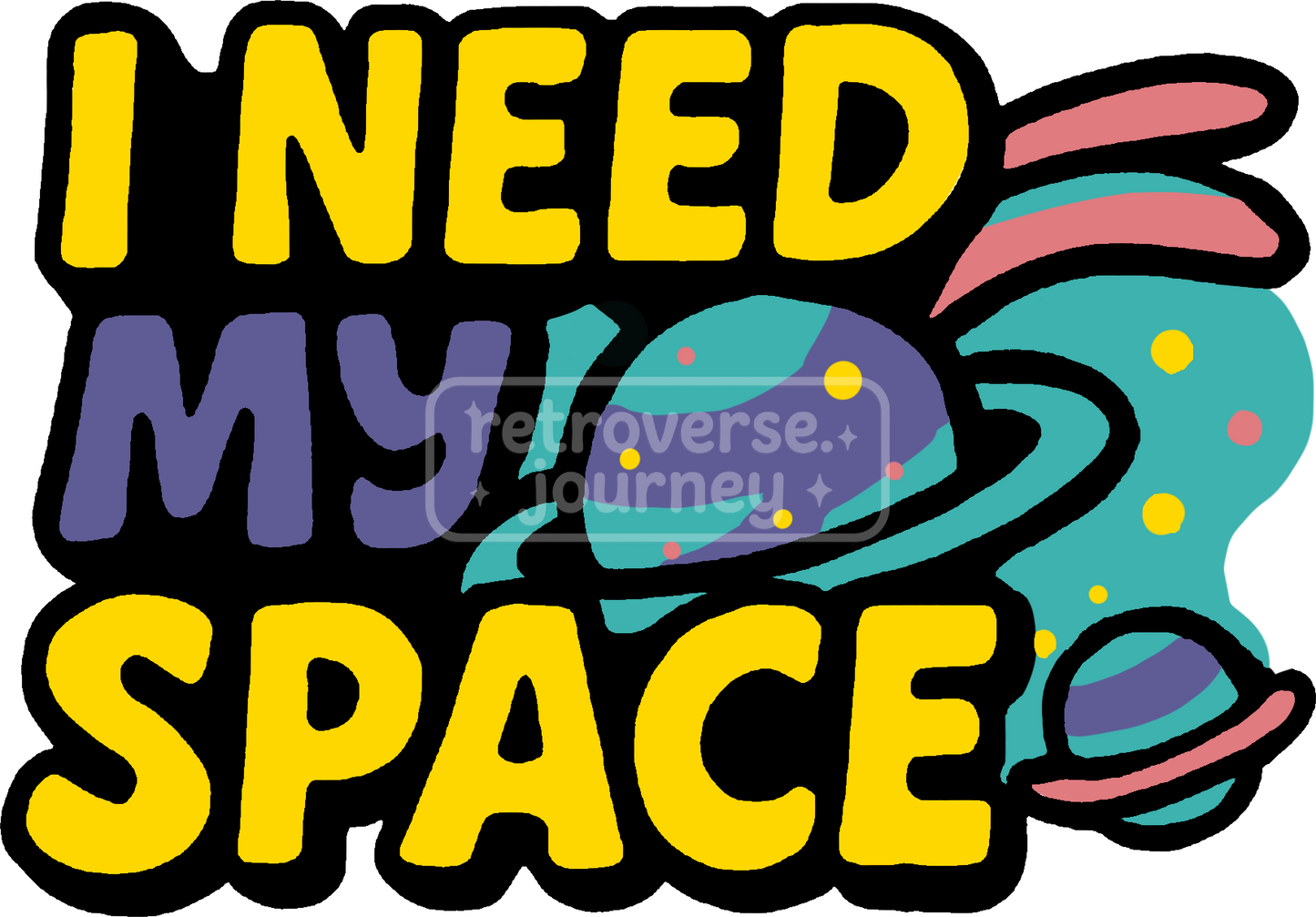 Retro stickers in an 80s/90s look – cosmic vibes for your everyday life! 