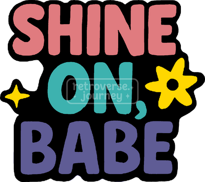 Retro stickers in an 80s/90s look – cosmic vibes for your everyday life! 