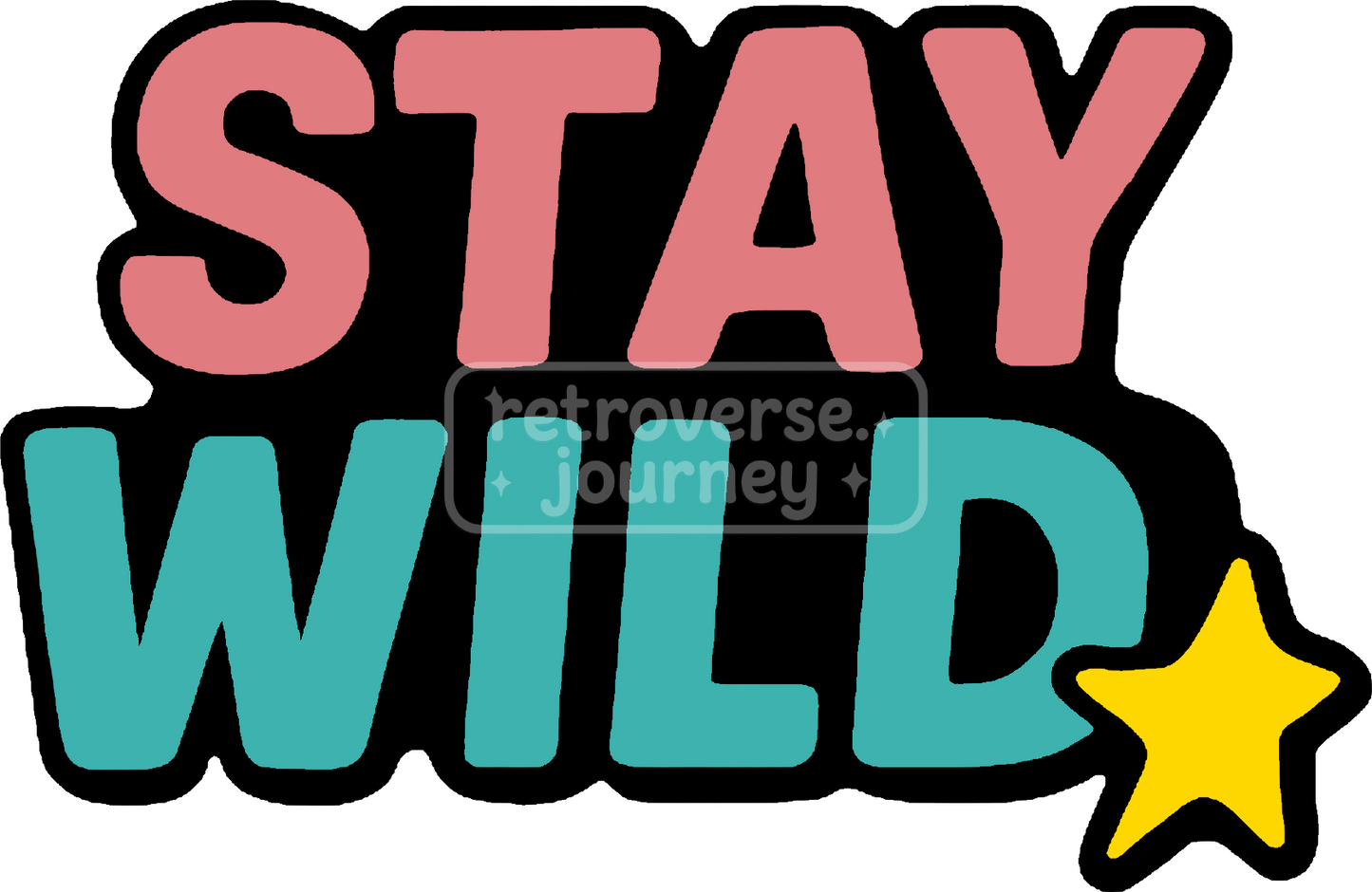 Retro stickers in an 80s/90s look – cosmic vibes for your everyday life! 