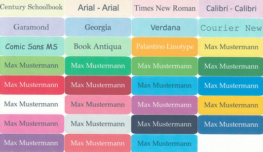 Personalized name badges – versatile and individually designed