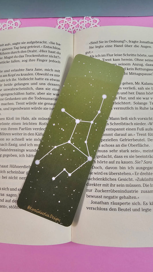 Jungfrau - Lesezeichen - beidseitig bedruckt