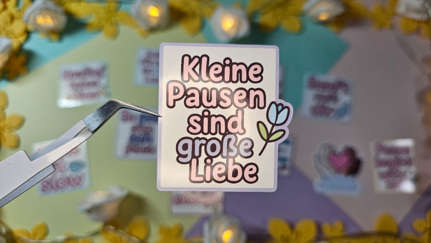 Selfcare sticker cards – Affirmations to stick on