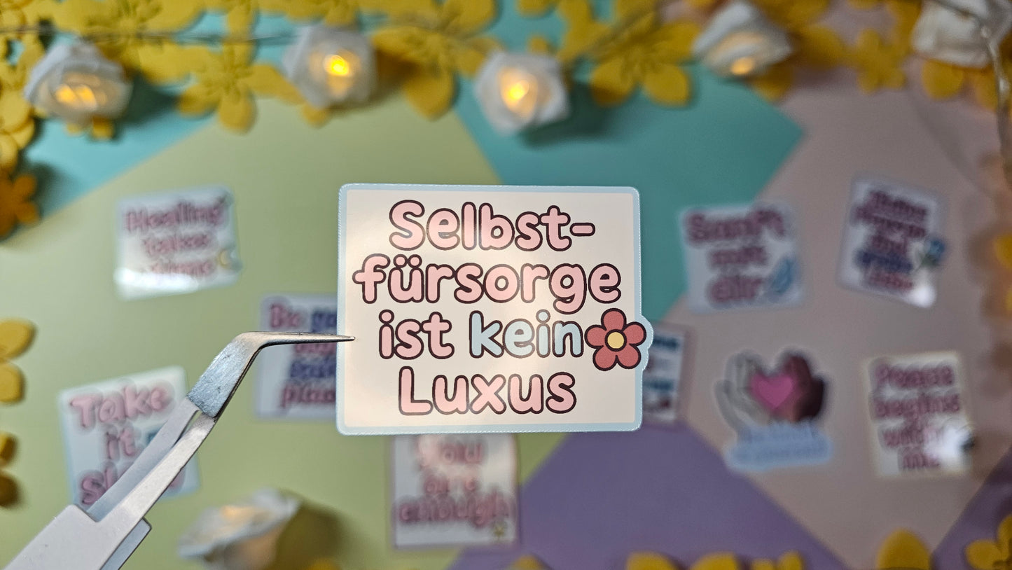 Selfcare sticker cards – Affirmations to stick on