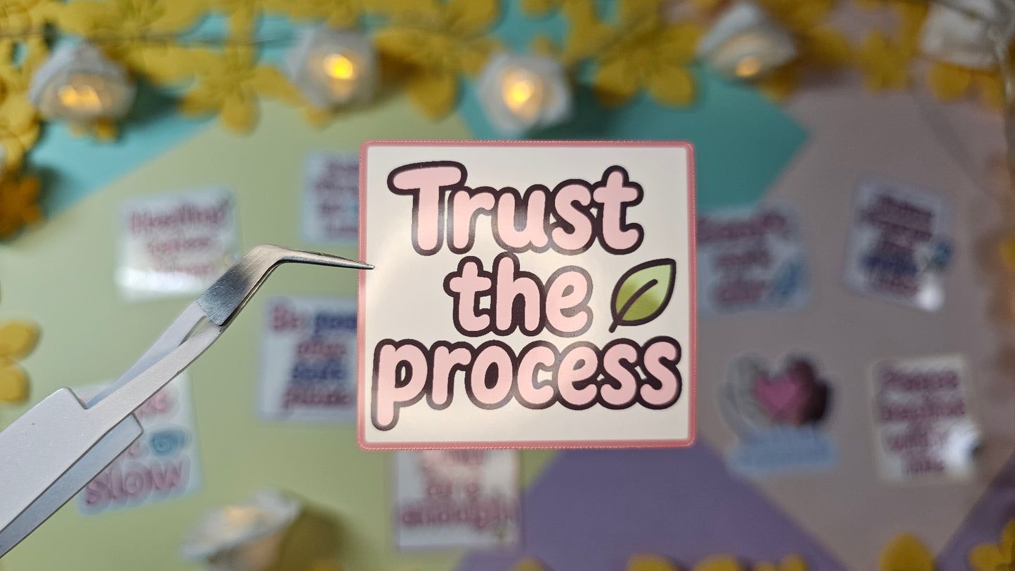 Selfcare sticker cards – Affirmations to stick on