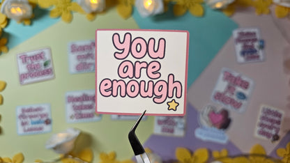 Selfcare sticker cards – Affirmations to stick on