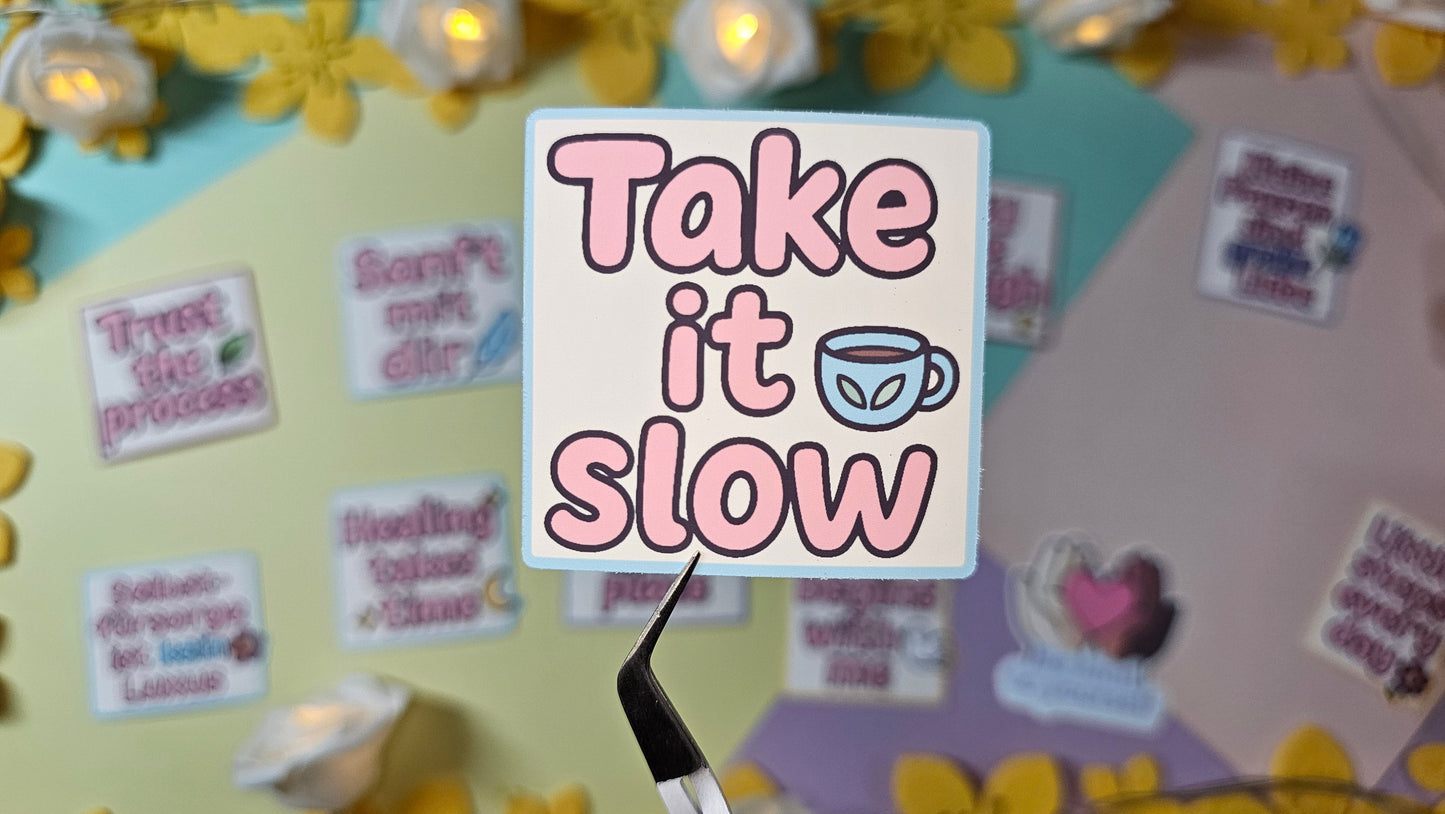 Selfcare sticker cards – Affirmations to stick on