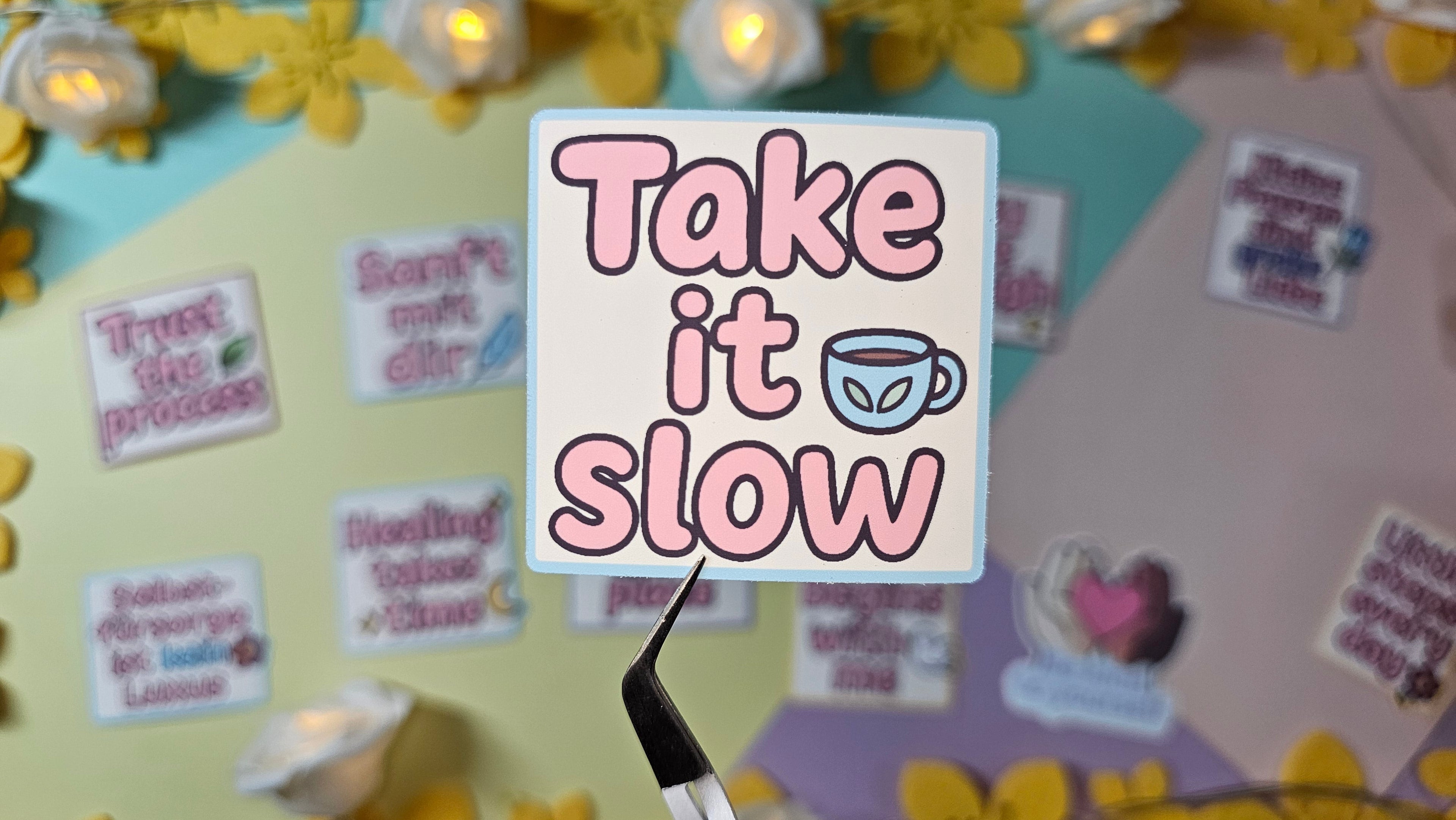 Selfcare Stickerkärtchen – Affirmationen zum Aufkleben