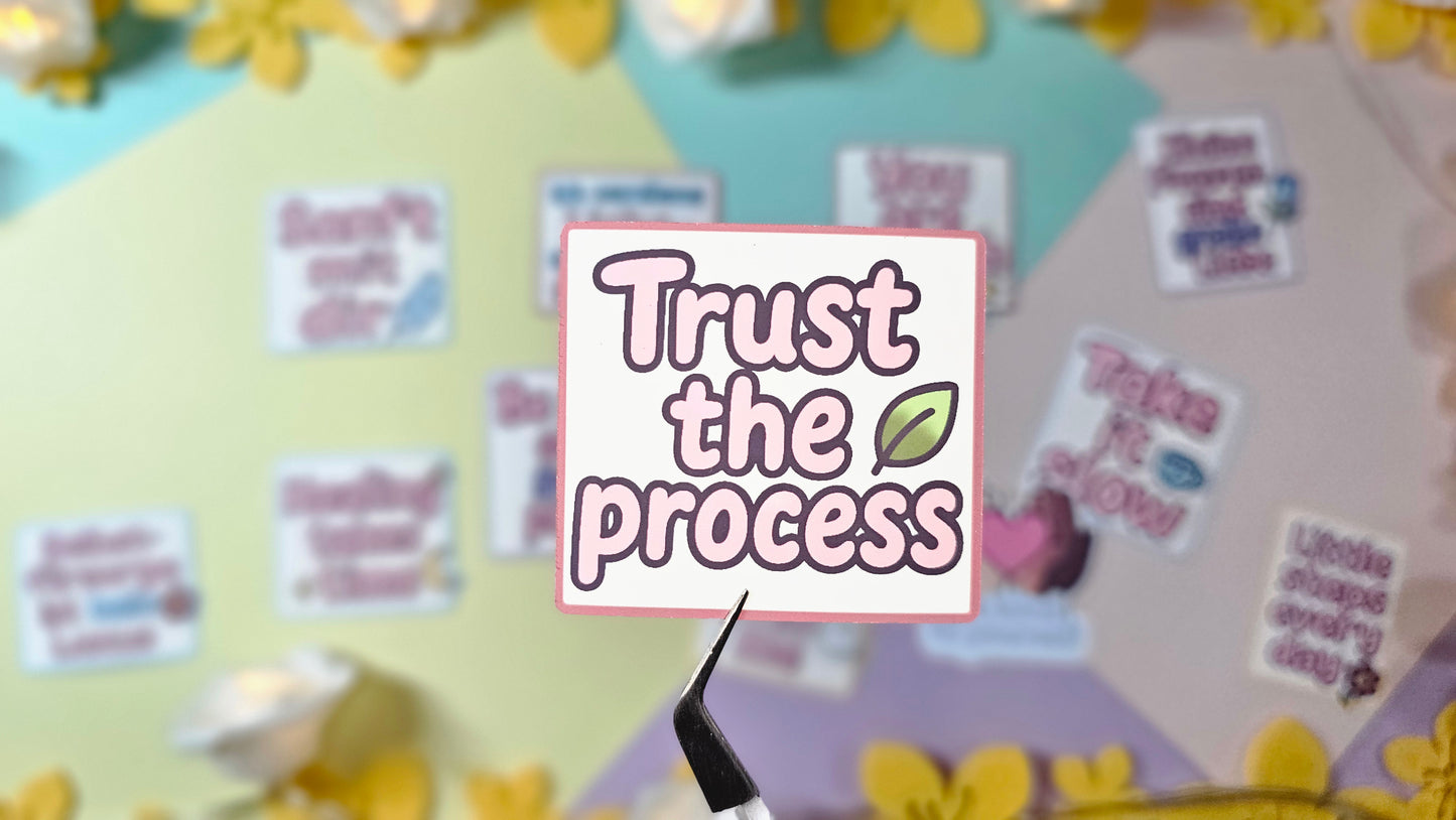 Selfcare sticker cards – Affirmations to stick on