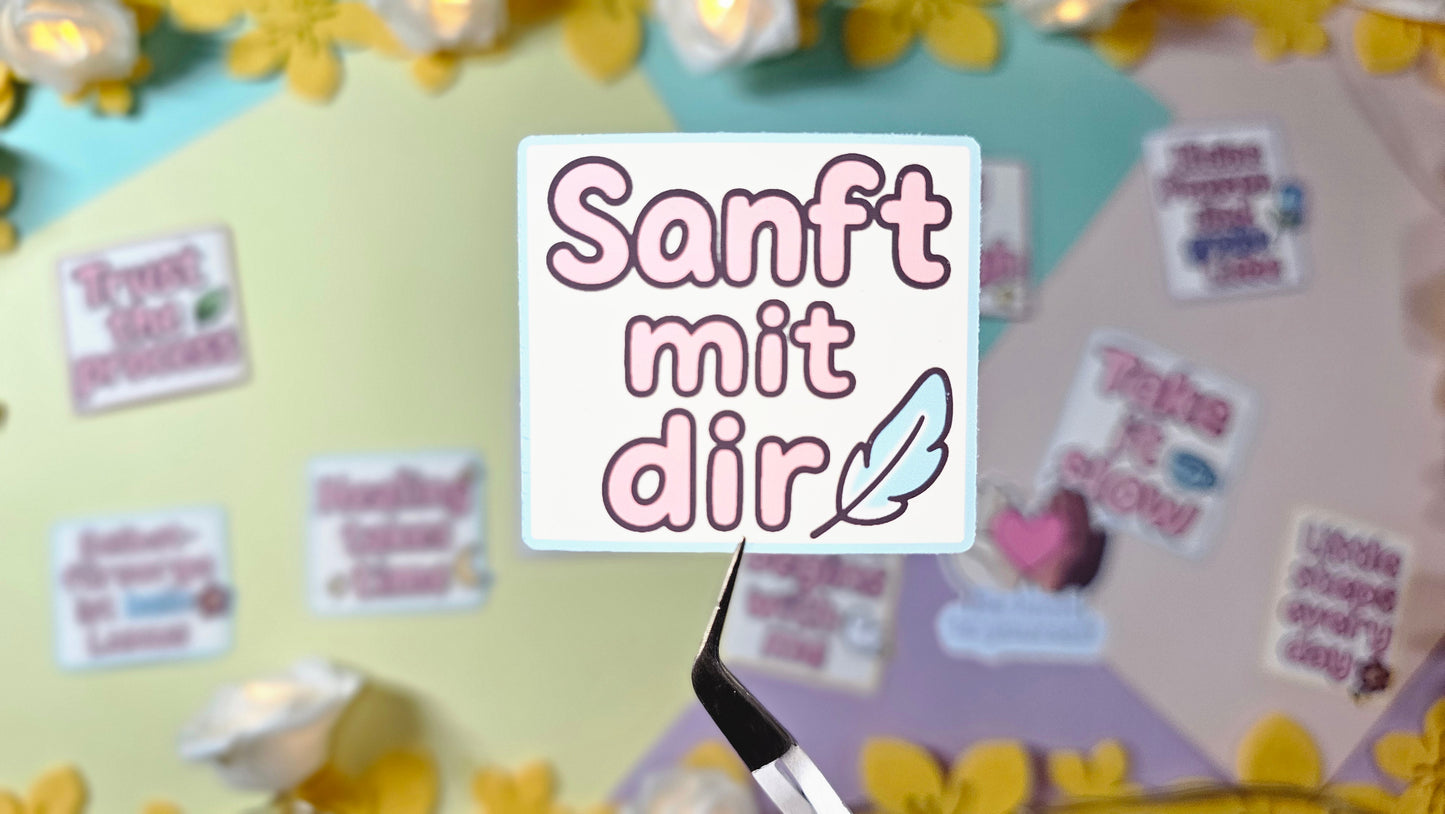 Selfcare sticker cards – Affirmations to stick on