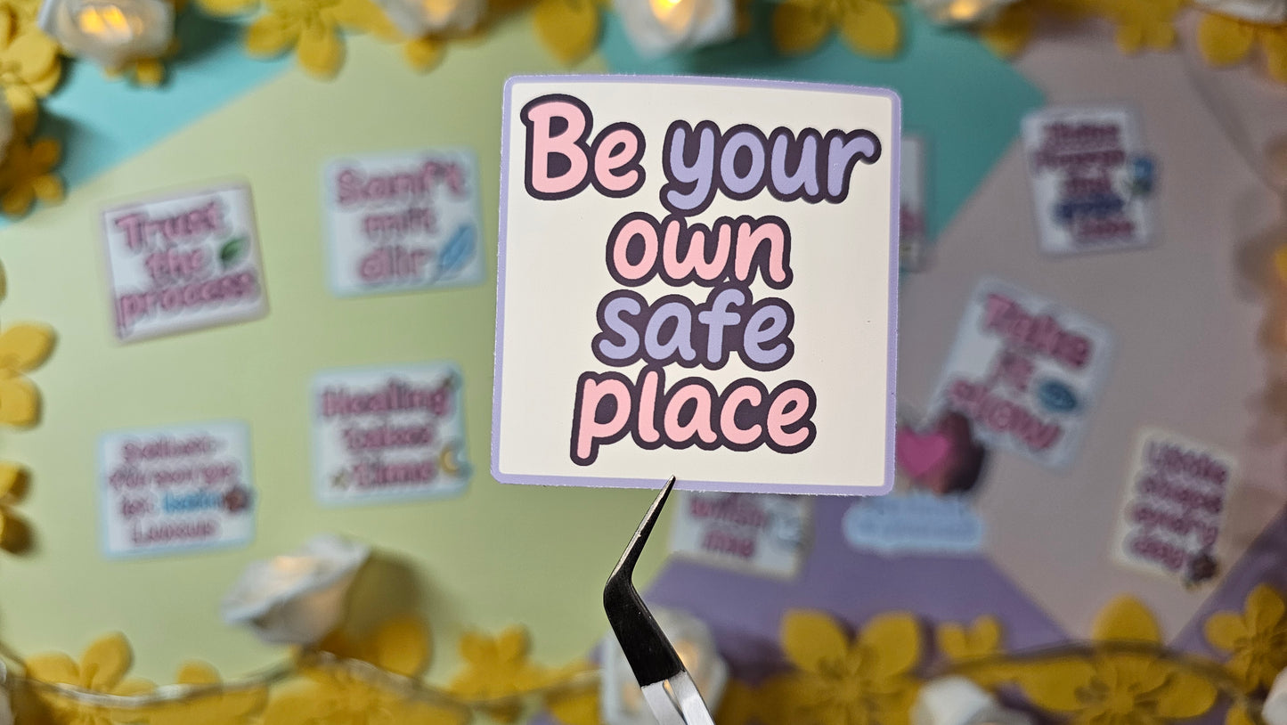 Selfcare sticker cards – Affirmations to stick on