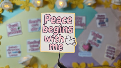 Selfcare sticker cards – Affirmations to stick on